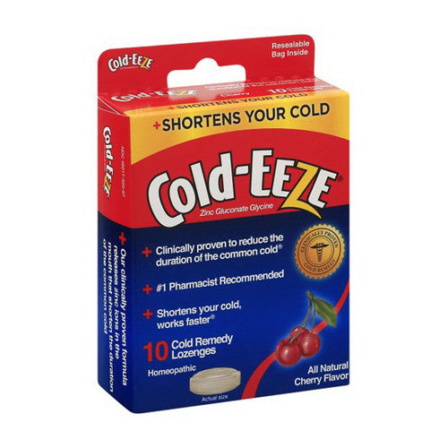 Natural Cherry Lozenges for Cold Remedy by Cold Eeze, 10 Ea